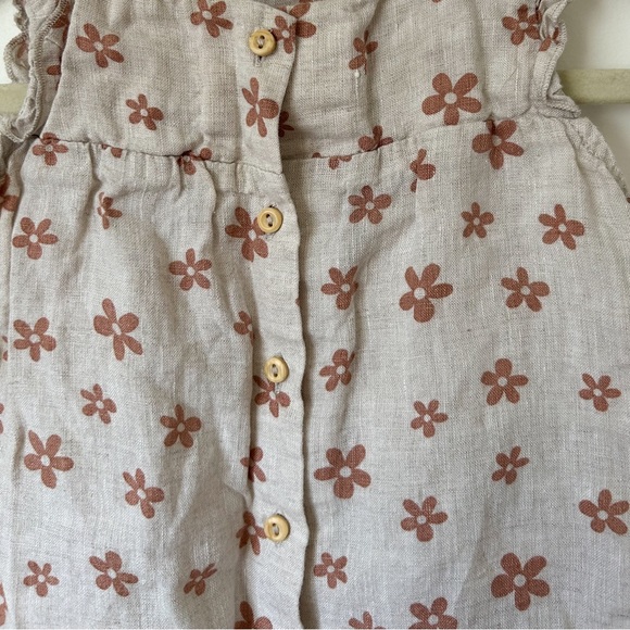 Soft Linen H&M Romper Onesie Size 6-9M - Picture 3 of 3